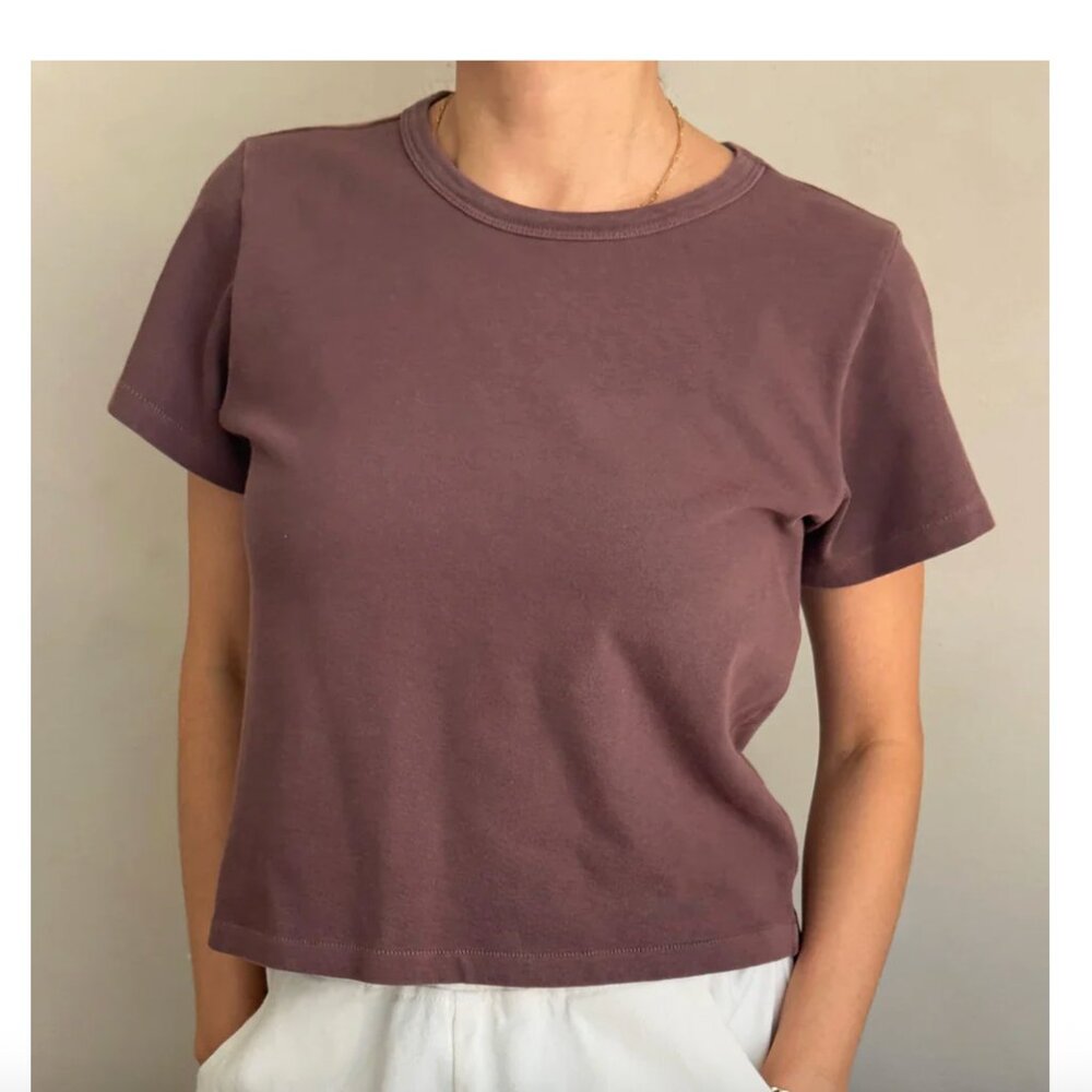 Le Bon Shoppe - The Little Boy Tee in Espresso - S